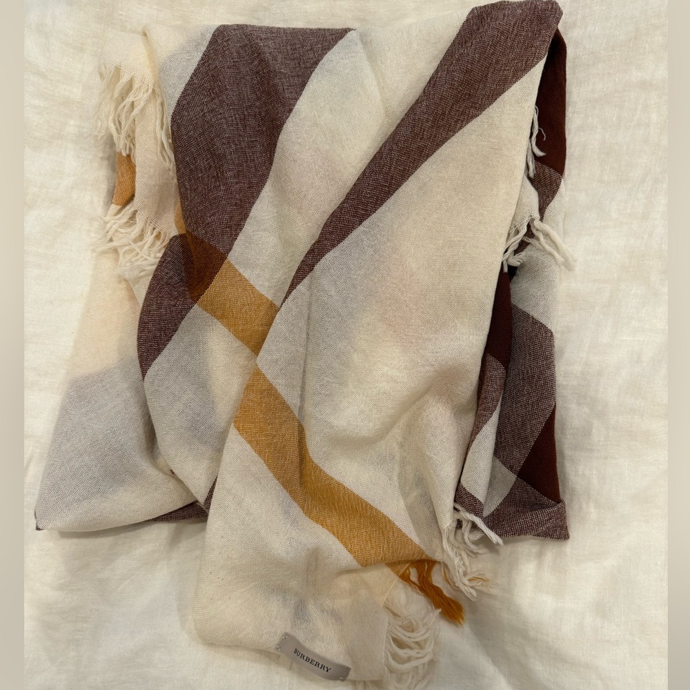 Burberry Check Deluxe Square Scarf